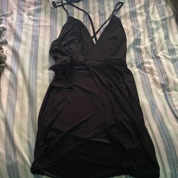 Slinky wrap tie dress - Picture 2 of 4